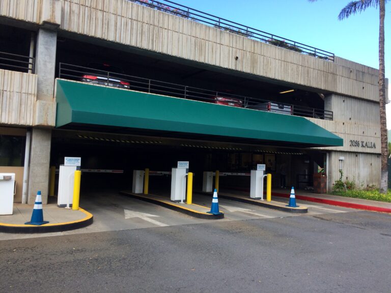 Hale Koa Parking Garage Awning